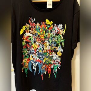 DC Comics Mens Tshirt XXL Batman Superman Joker New